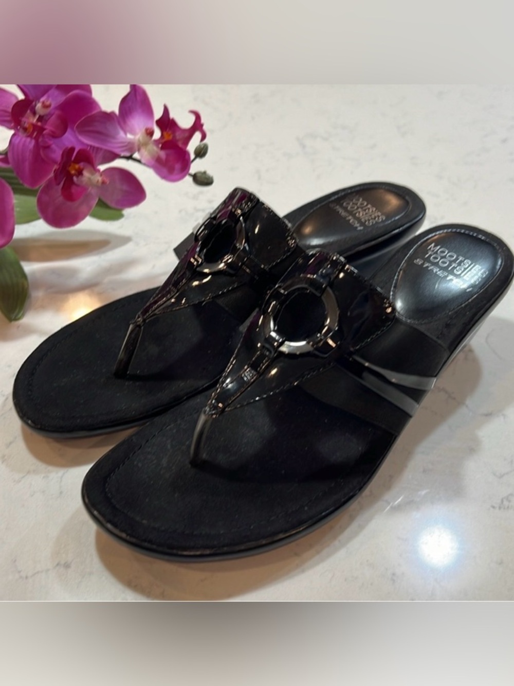 Mootsies Tootsies Mojuma Stretch Women’s Slip-on Sandals Size 9.5
